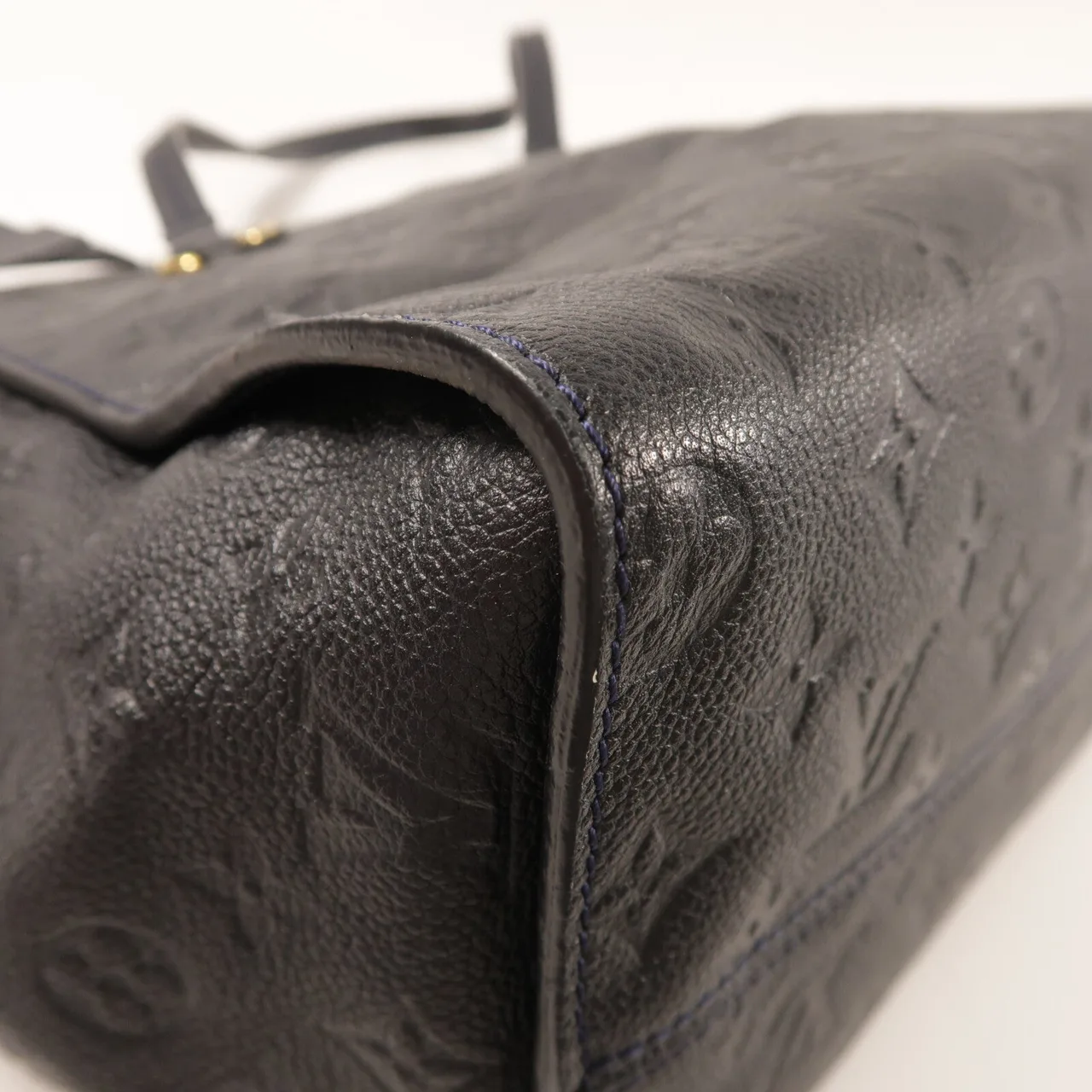 LOUIS VUITTON Lumineuse M93410 兩用包 牛皮 藍色 / Navy 牛皮 中古品A - 縮圖 11