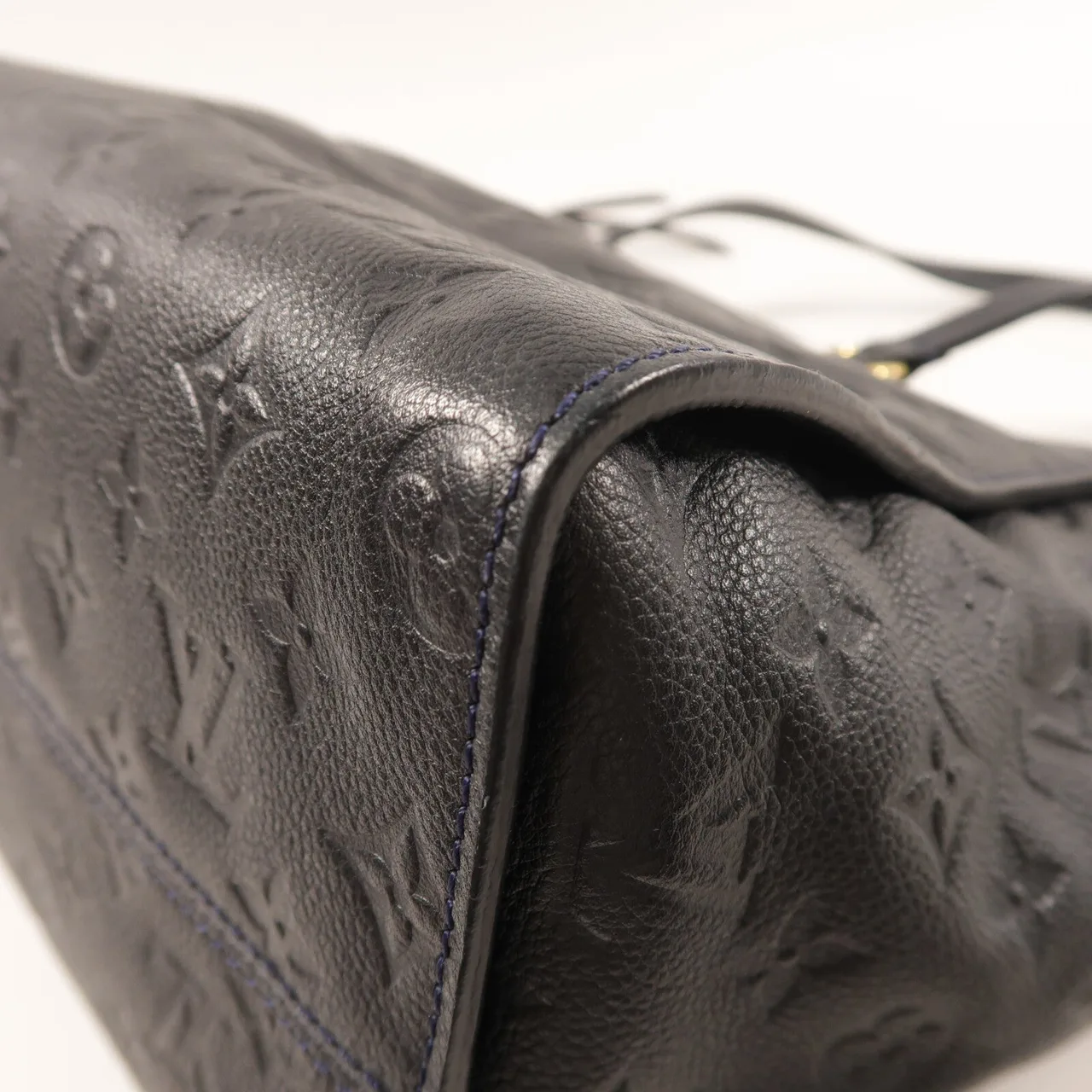 LOUIS VUITTON Lumineuse M93410 兩用包 牛皮 藍色 / Navy 牛皮 中古品A - 縮圖 12