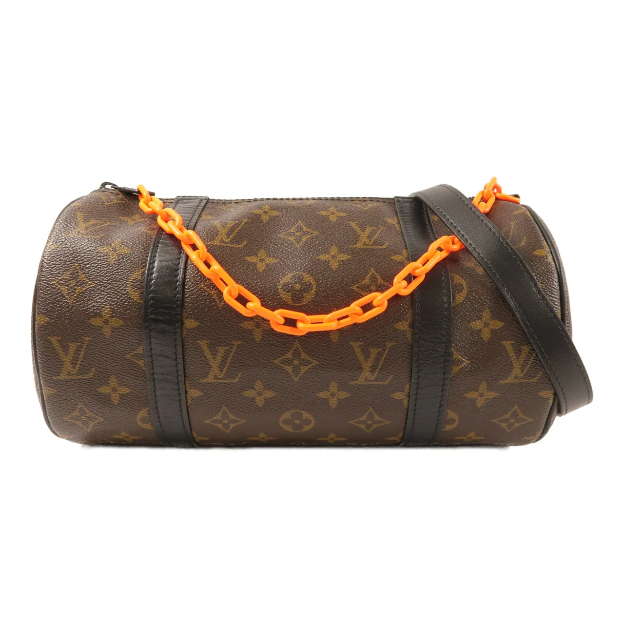 LOUIS VUITTON Papillon M44479 肩背包 塗層帆布 棕色 / Brown