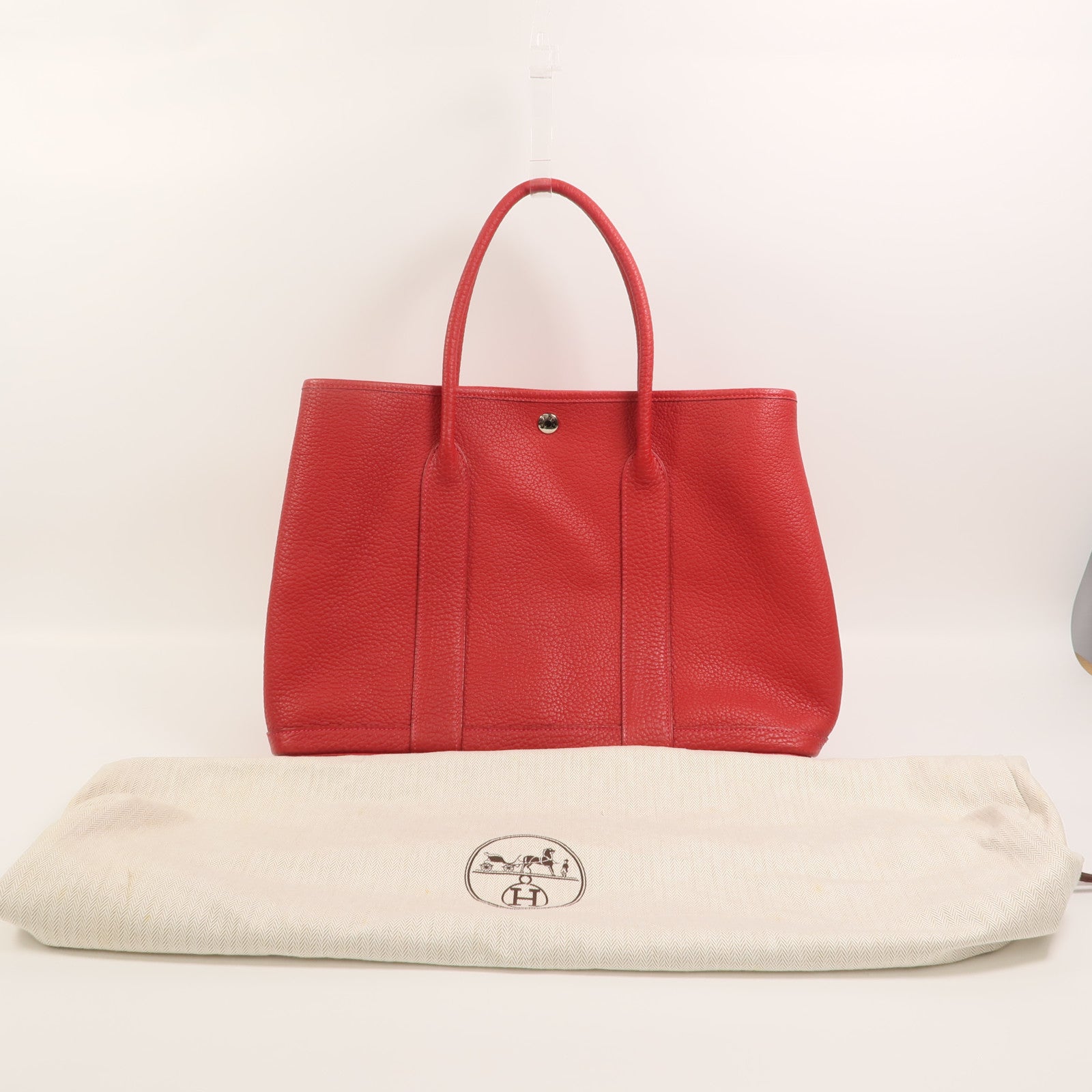 LOUIS VUITTON Tote Bag Calfskin 9