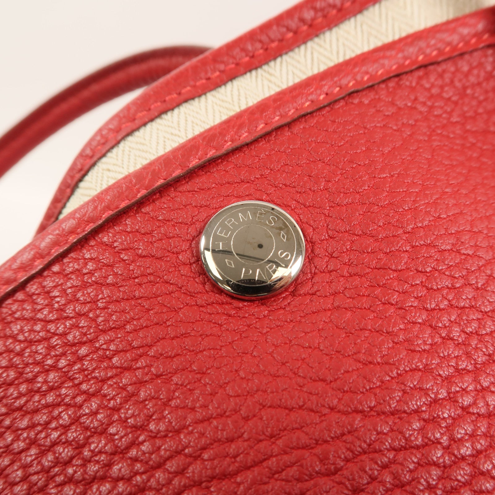 LOUIS VUITTON Tote Bag Calfskin 16