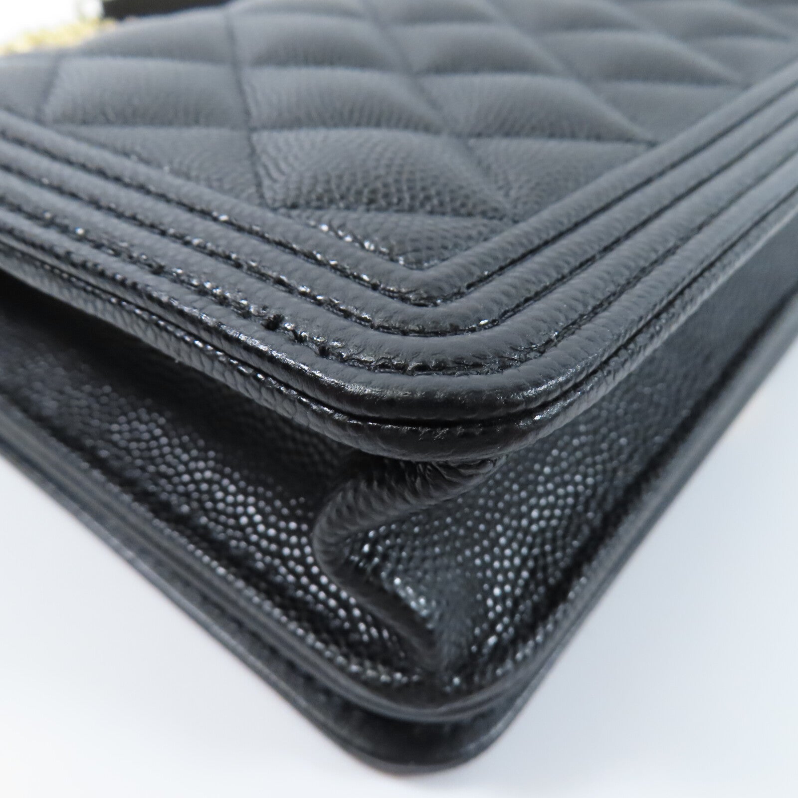 LOUIS VUITTON Boy Shoulder Bag Calfskin 13
