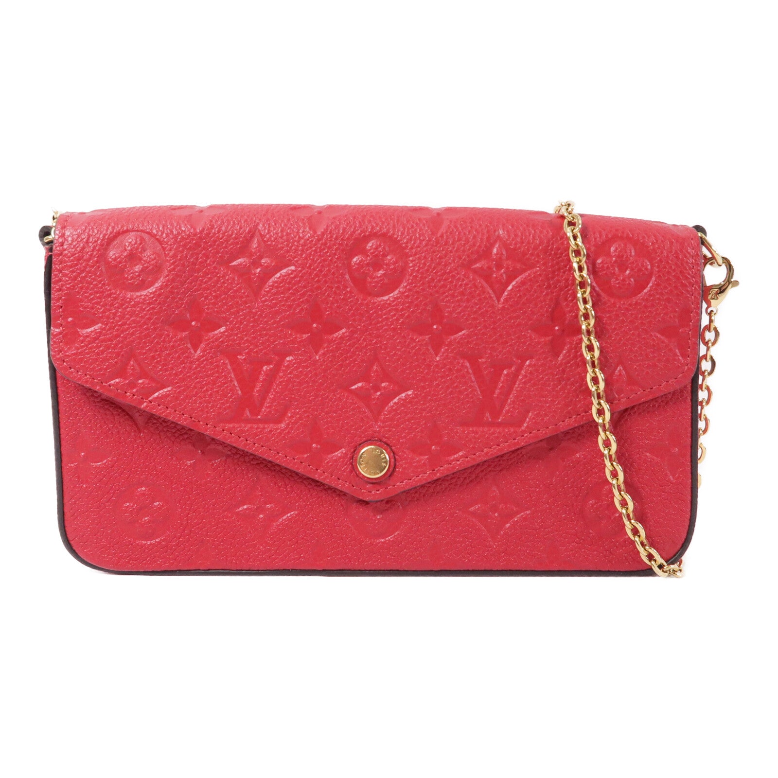 LOUIS VUITTON Felicie M63700 Shoulder Bag Leather