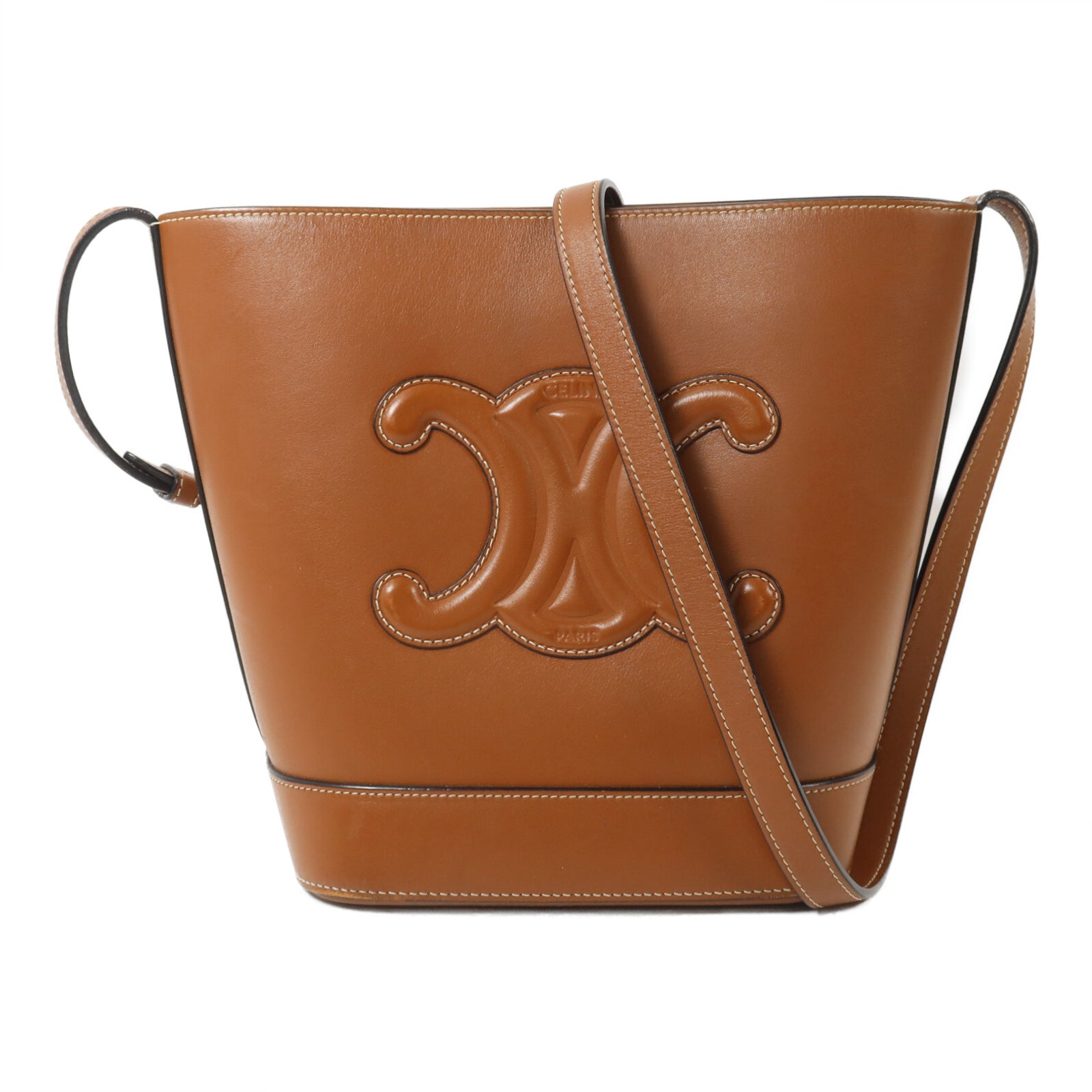 LOUIS VUITTON Bucket 肩背包 牛皮