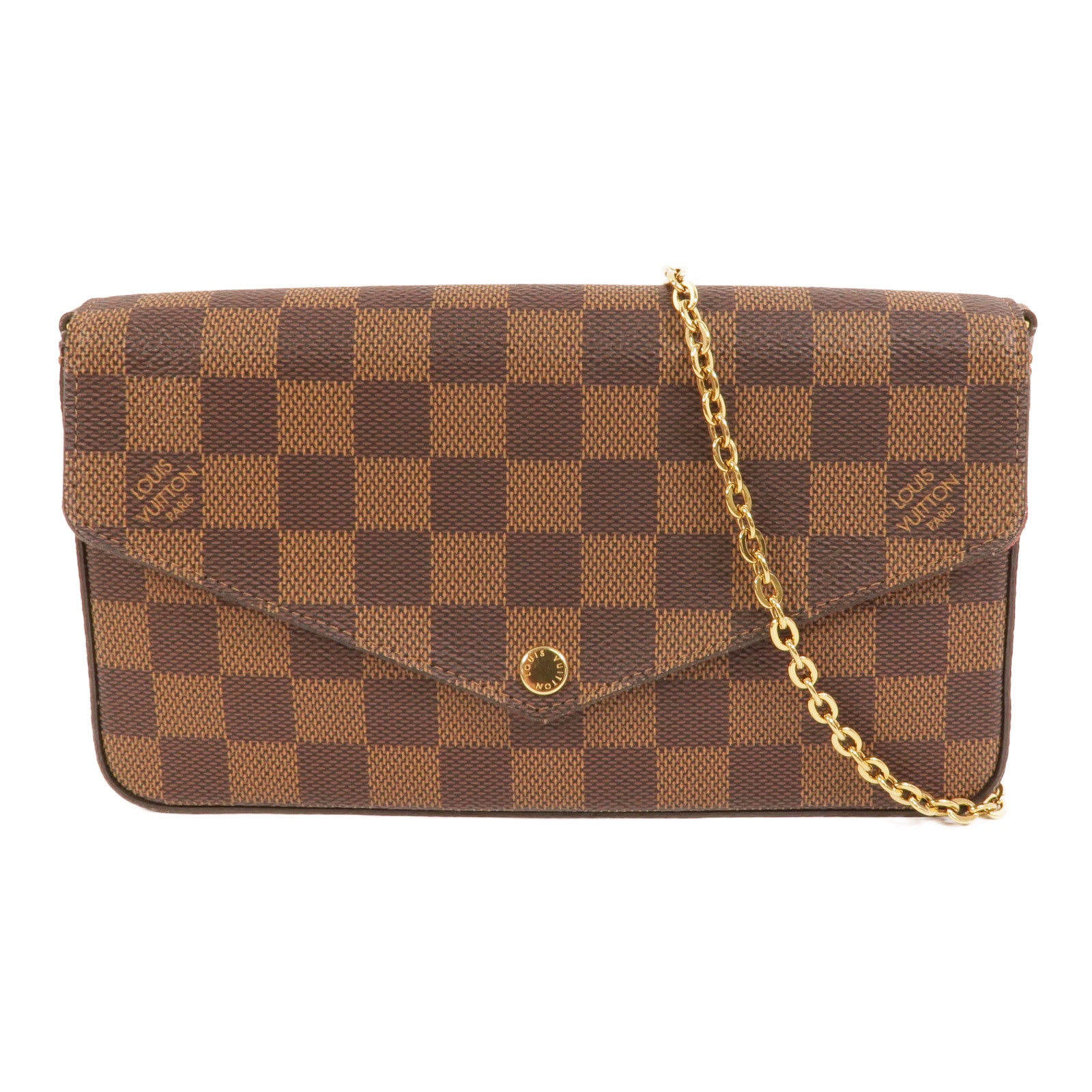 LOUIS VUITTON Felicie N40492 Shoulder Bag Coated Canvas