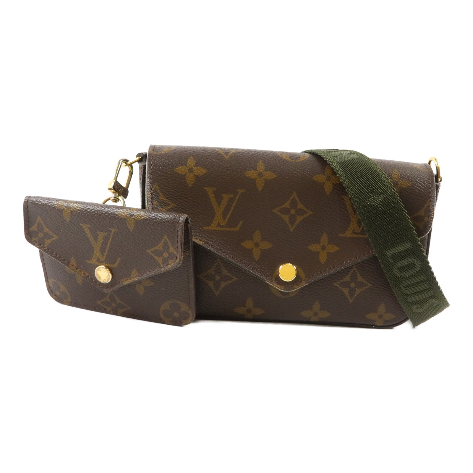 LOUIS VUITTON Felicie M80091 Shoulder Bag Coated Canvas