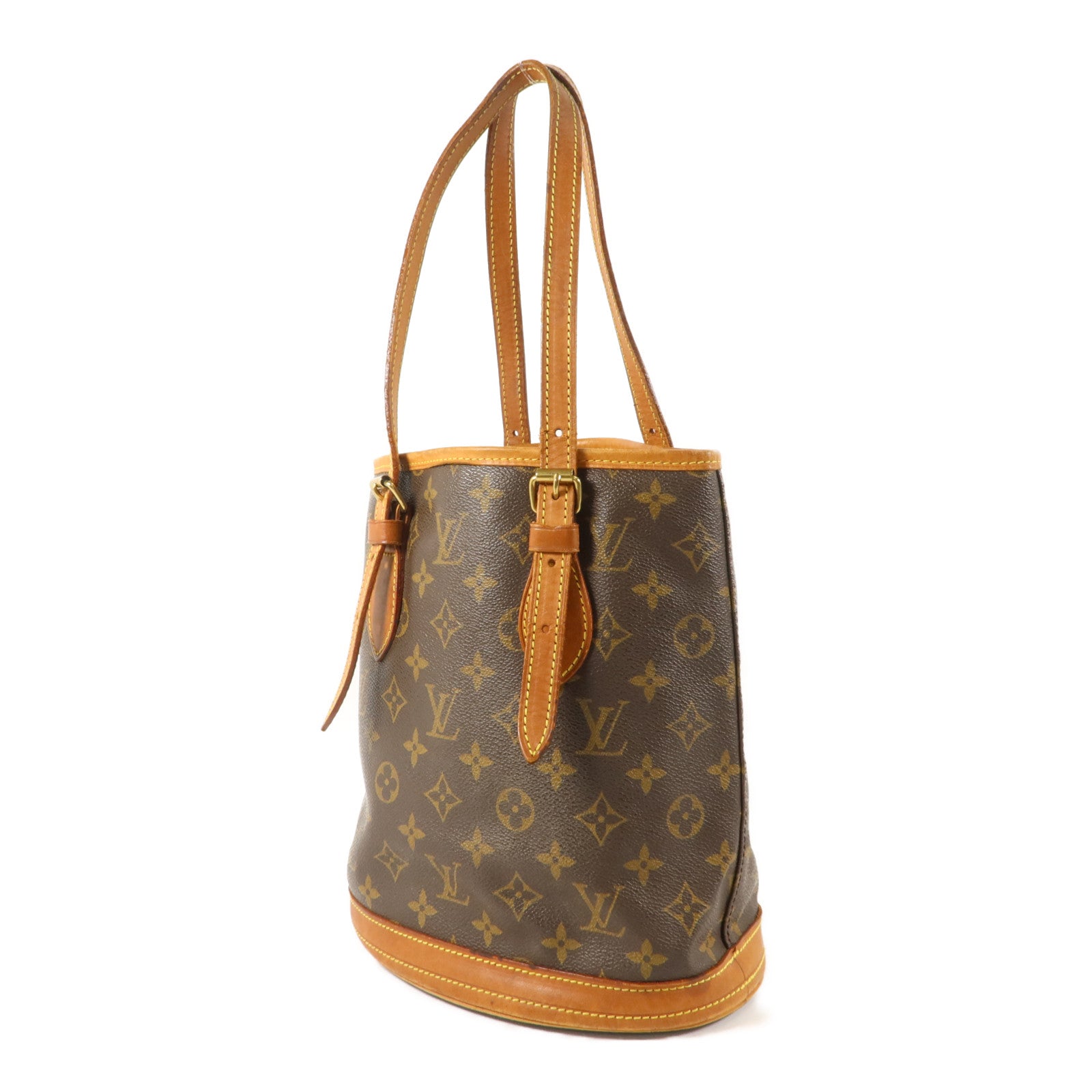 LOUIS VUITTON Bucket M42238 Tote Bag Coated Canvas 3