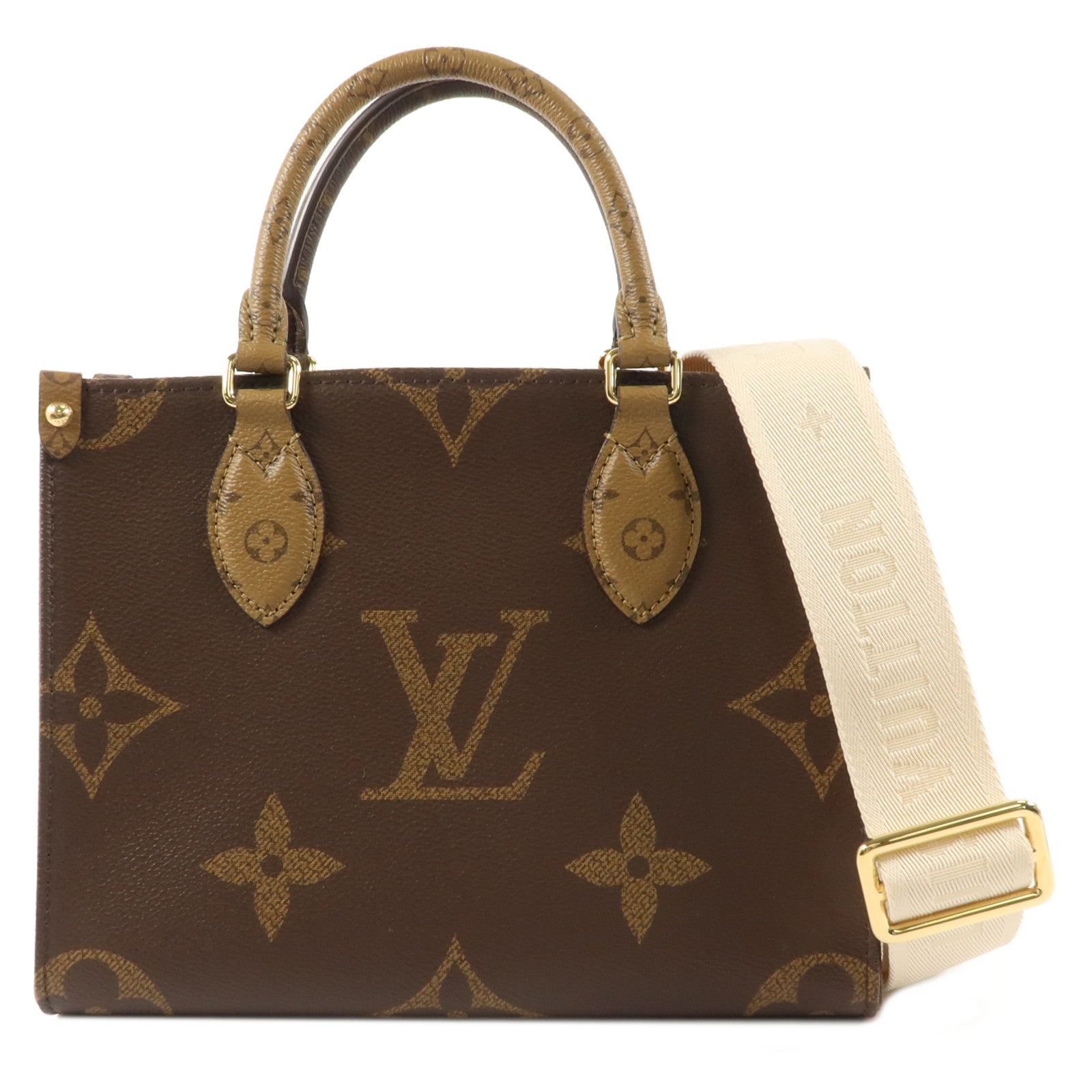 LOUIS VUITTON OnTheGo M46373 2-Way Bag Coated Canvas