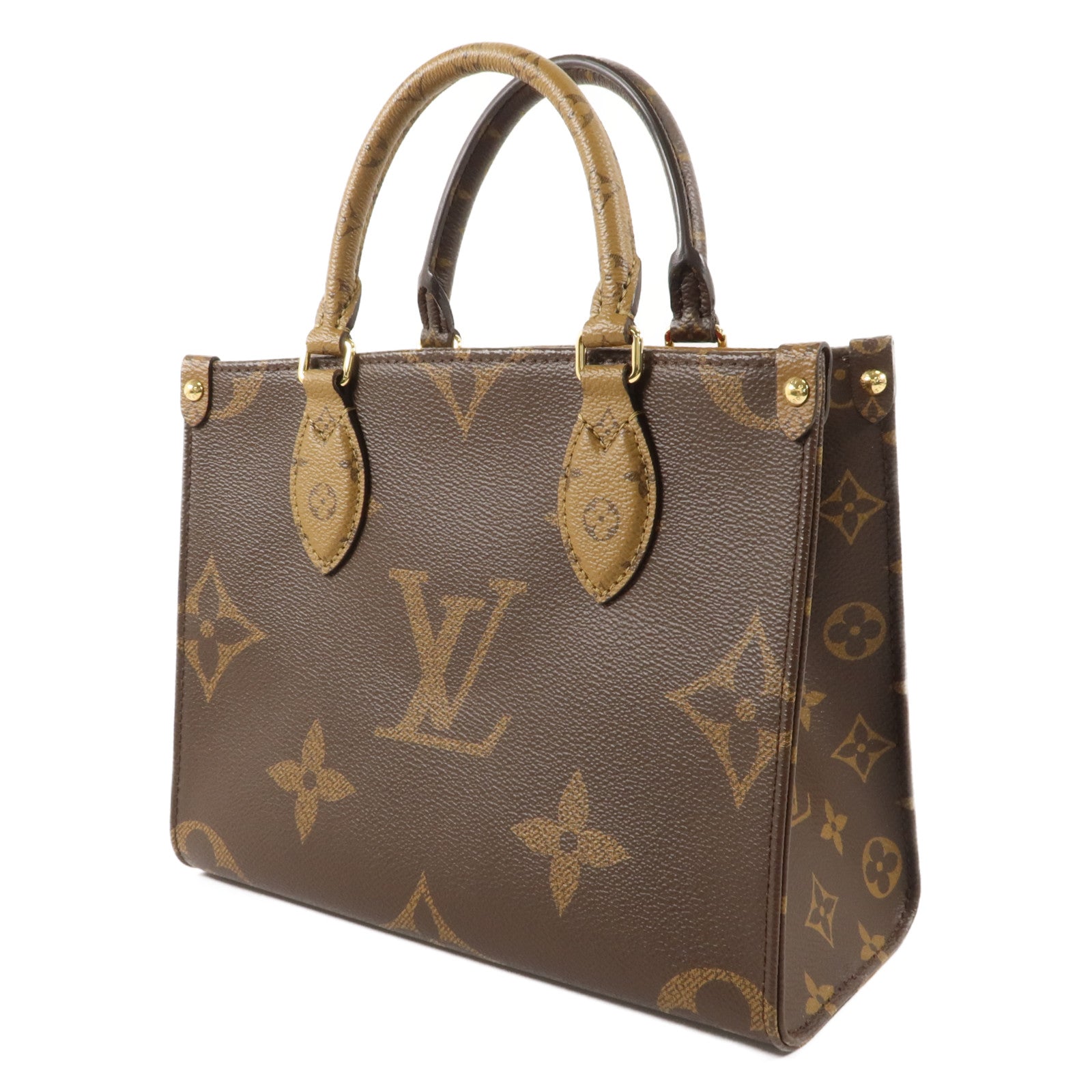 LOUIS VUITTON OnTheGo M46373 2-Way Bag Coated Canvas 3