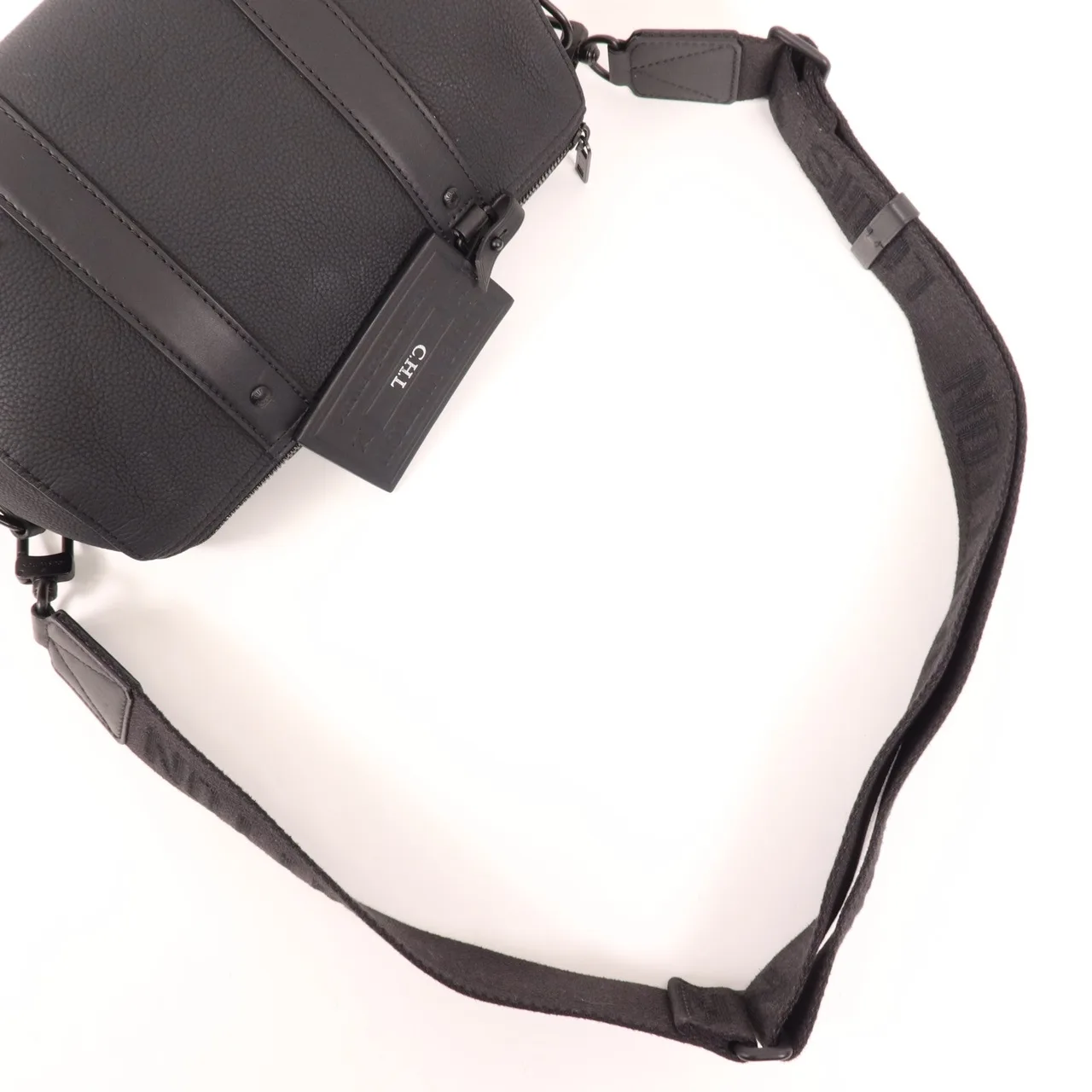 LOUIS VUITTON Keepall M59255 肩背包 牛皮 黑色 / BK 牛皮 中古品A - 縮圖 7