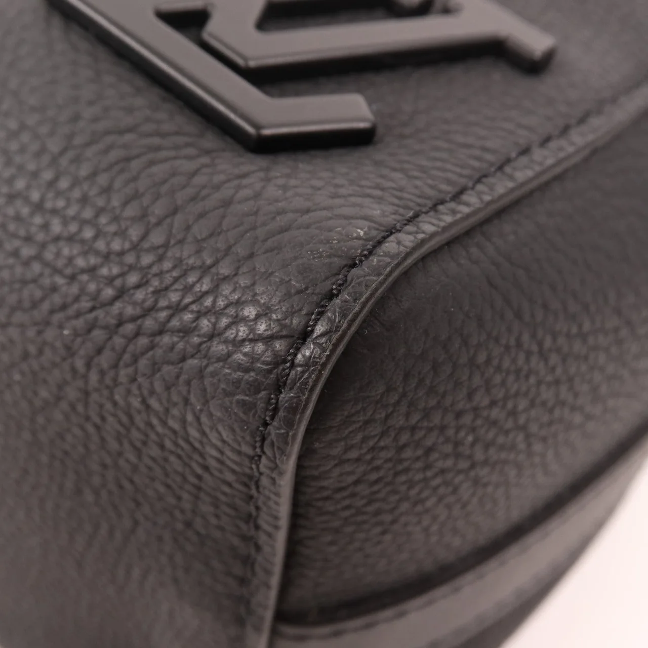 LOUIS VUITTON Keepall M59255 肩背包 牛皮 黑色 / BK 牛皮 中古品A - 縮圖 9