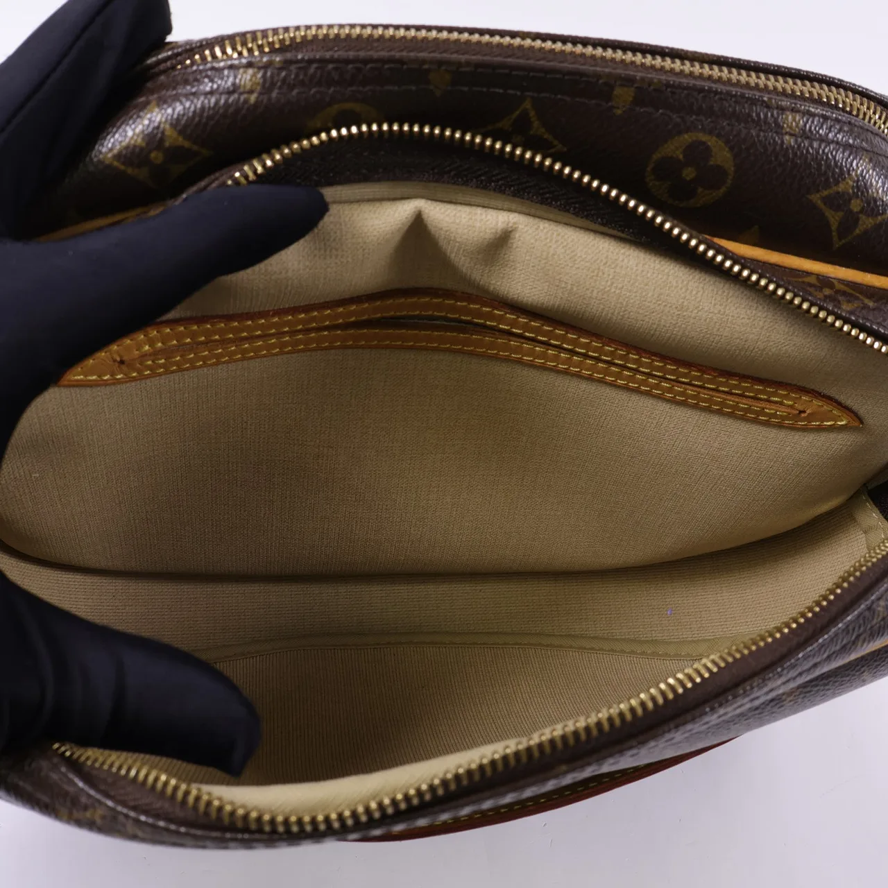 LOUIS VUITTON Reporter M45254 肩背包 塗層帆布 棕色 塗層帆布 中古品B - 縮圖 5