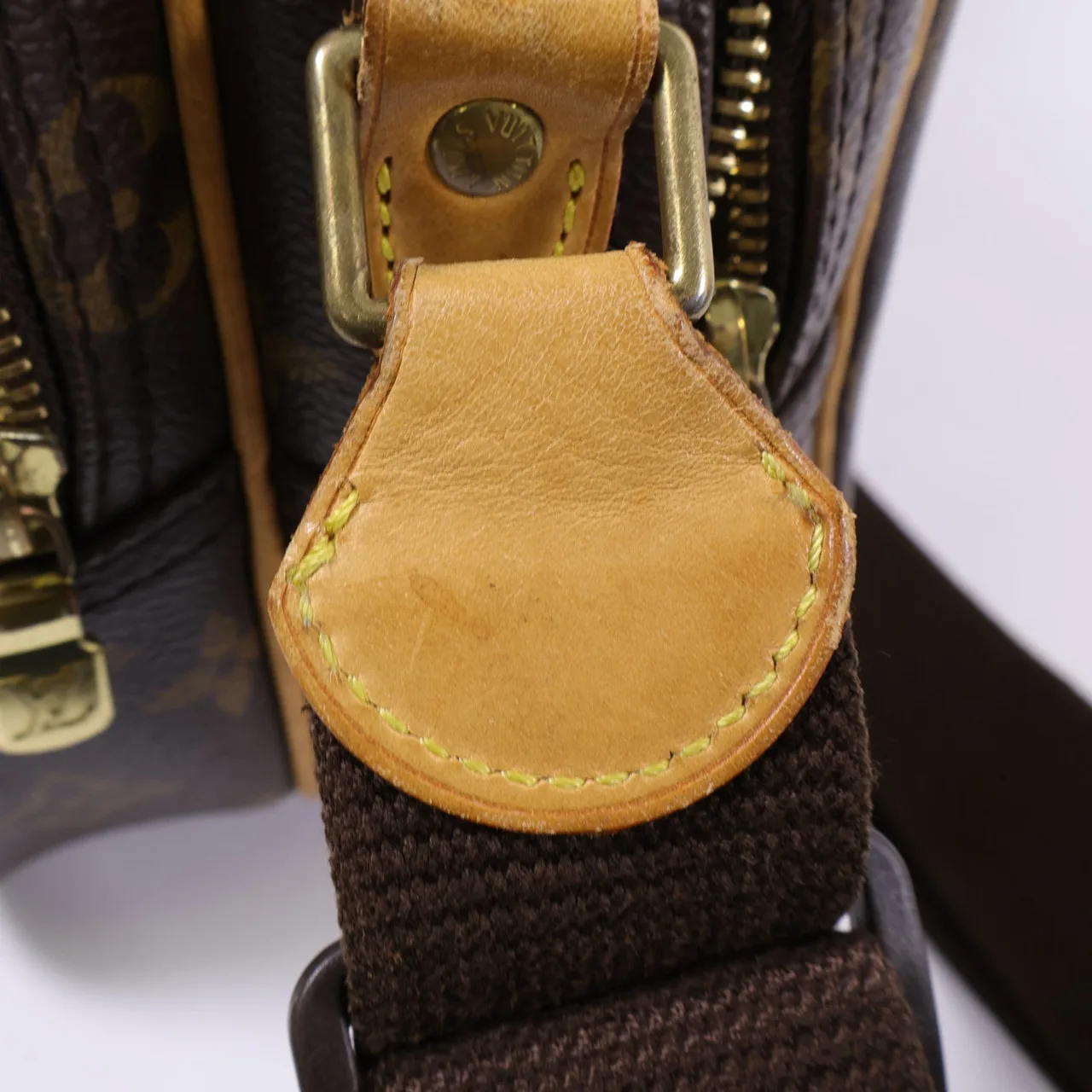 LOUIS VUITTON Reporter M45254 肩背包 塗層帆布 棕色 塗層帆布 中古品B - 縮圖 8