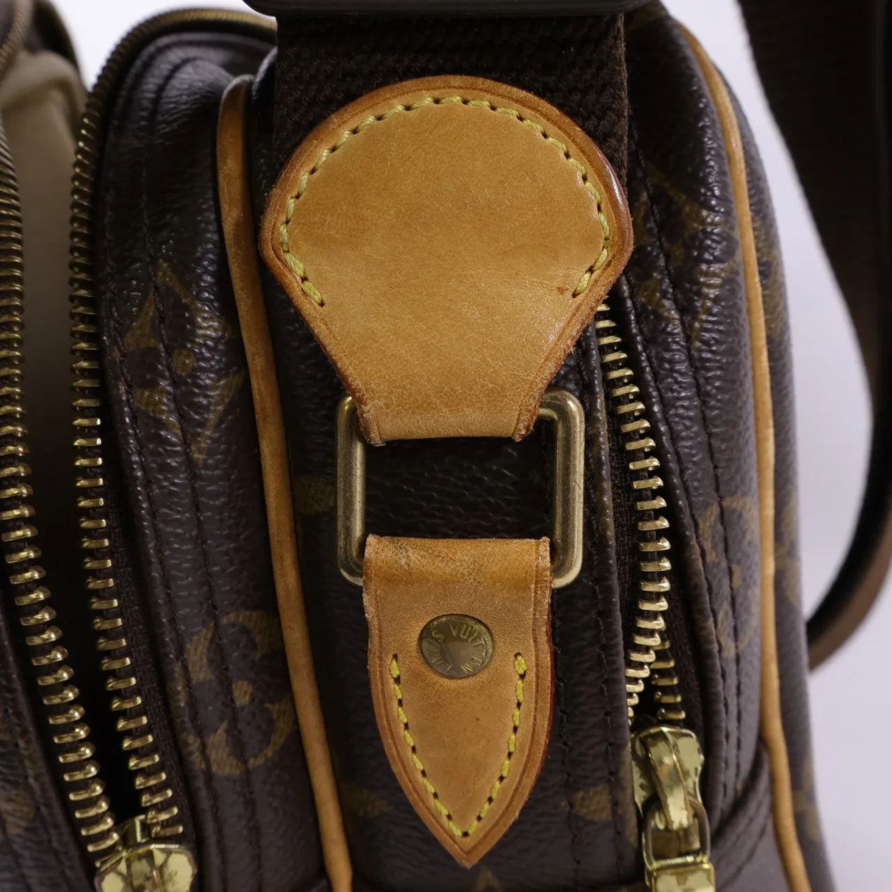 LOUIS VUITTON Reporter M45254 肩背包 塗層帆布 棕色 塗層帆布 中古品B - 縮圖 9