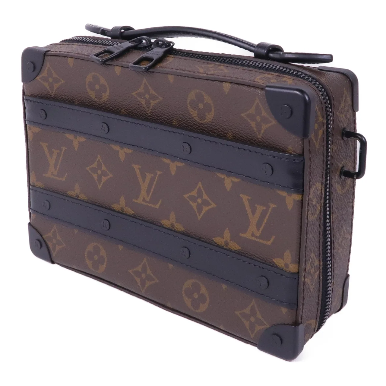 LOUIS VUITTON M45935 兩用包 塗層帆布 棕色 / 黑色 塗層帆布 中古品A - 縮圖 3