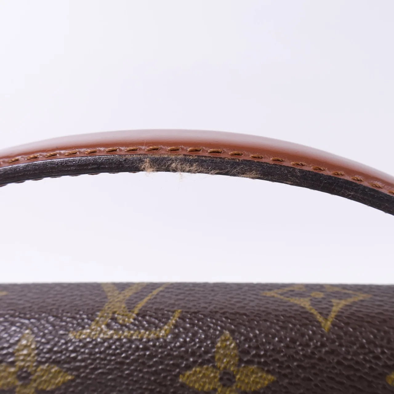 LOUIS VUITTON Monceau M51185 兩用包 塗層帆布 棕色 塗層帆布 中古品B - 縮圖 15