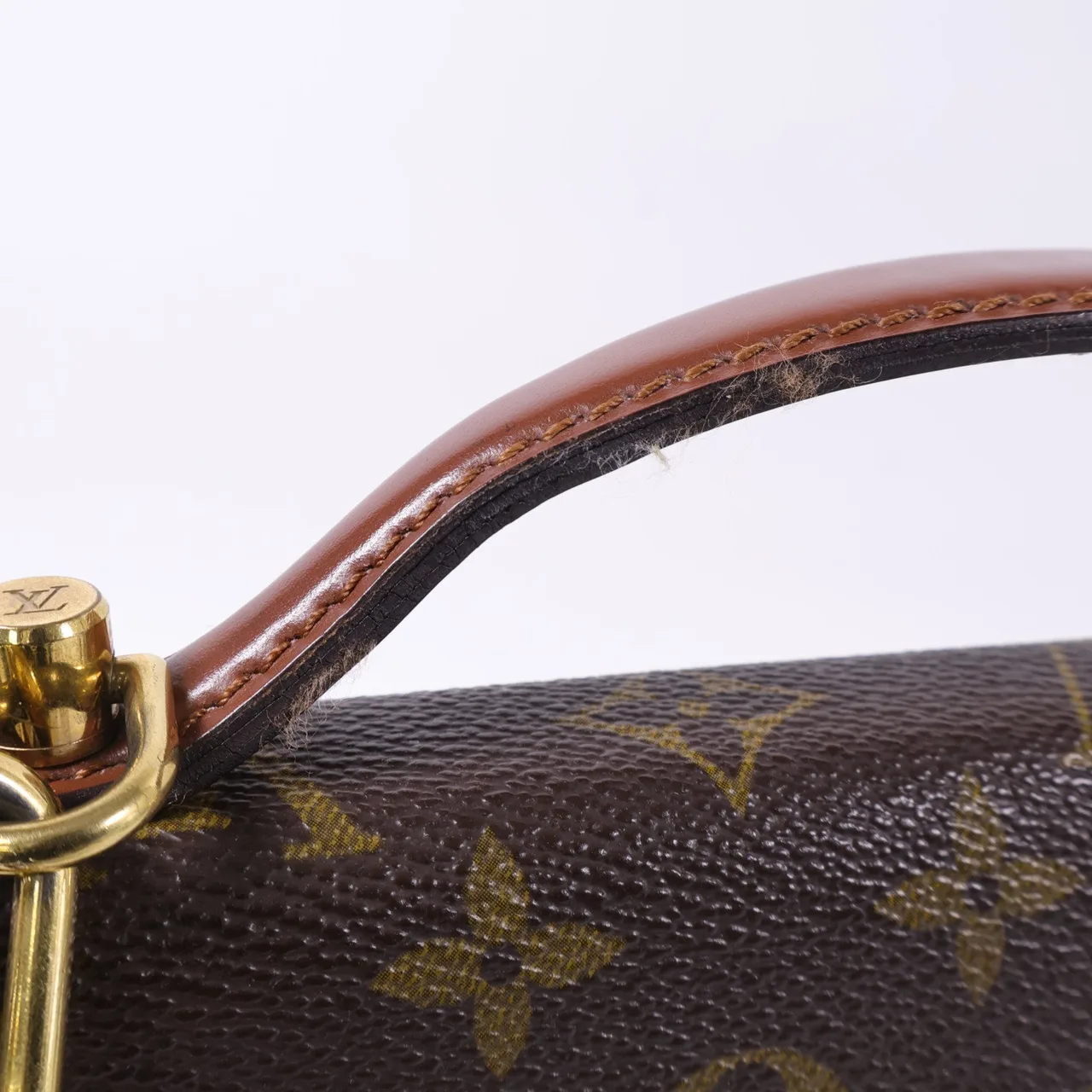 LOUIS VUITTON Monceau M51185 兩用包 塗層帆布 棕色 塗層帆布 中古品B - 縮圖 17
