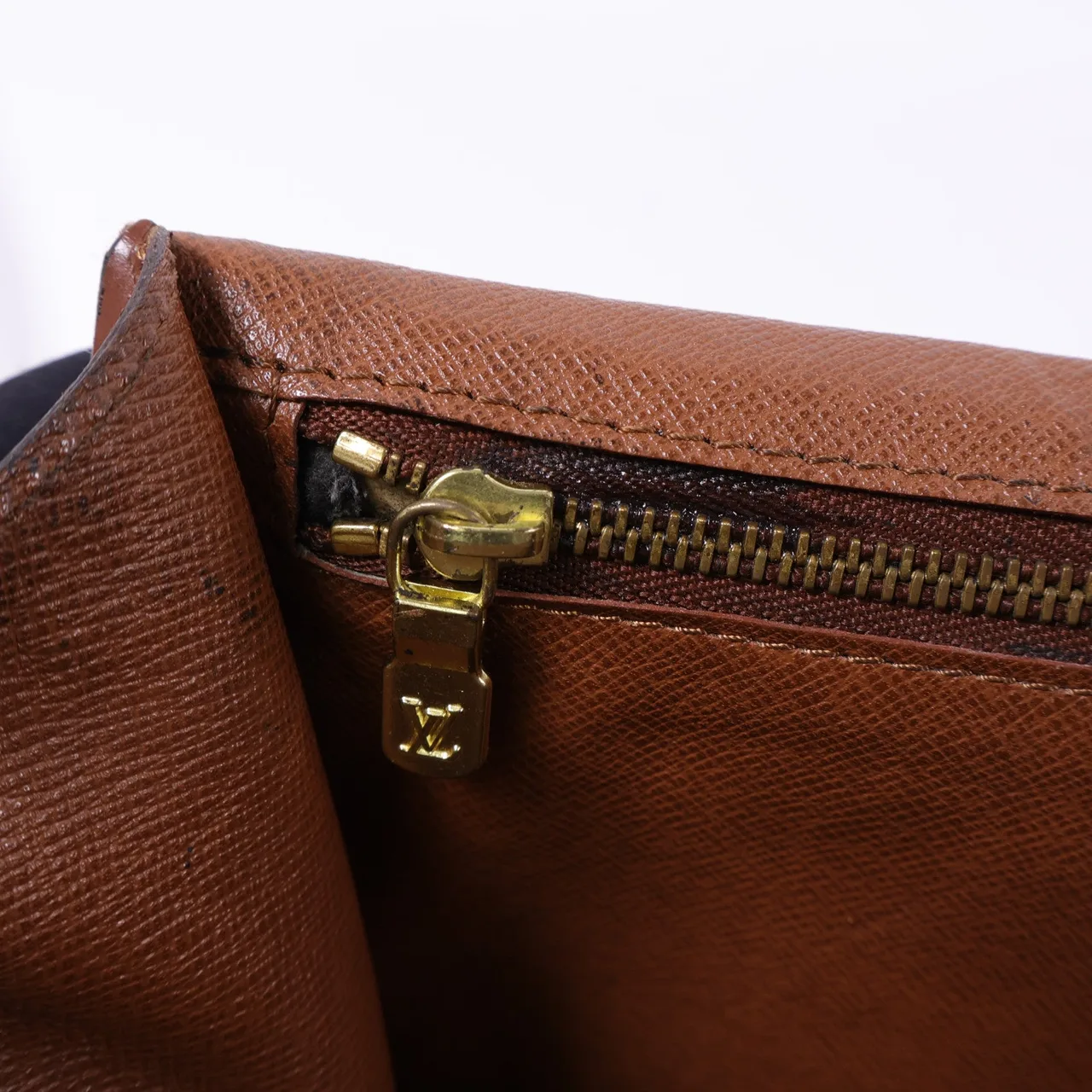 LOUIS VUITTON Monceau M51185 兩用包 塗層帆布 棕色 塗層帆布 中古品B - 縮圖 18