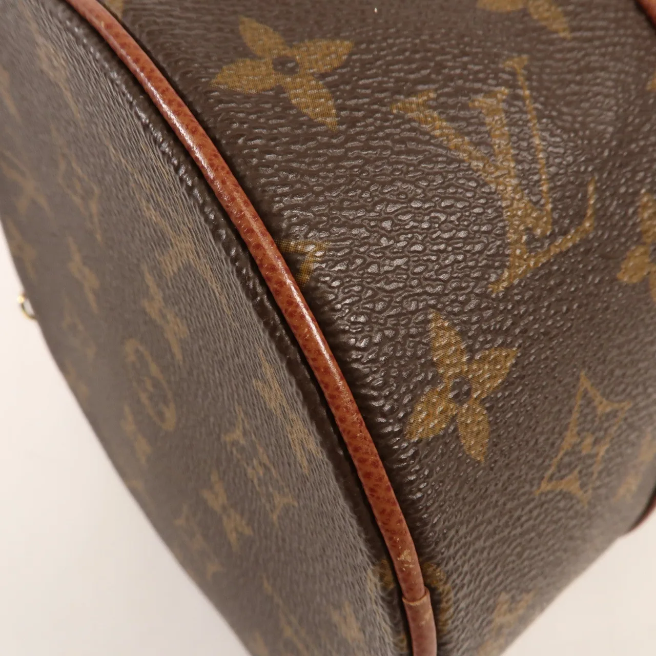 LOUIS VUITTON Papillon 肩背包 塗層帆布 棕色 塗層帆布 中古品B - 縮圖 7