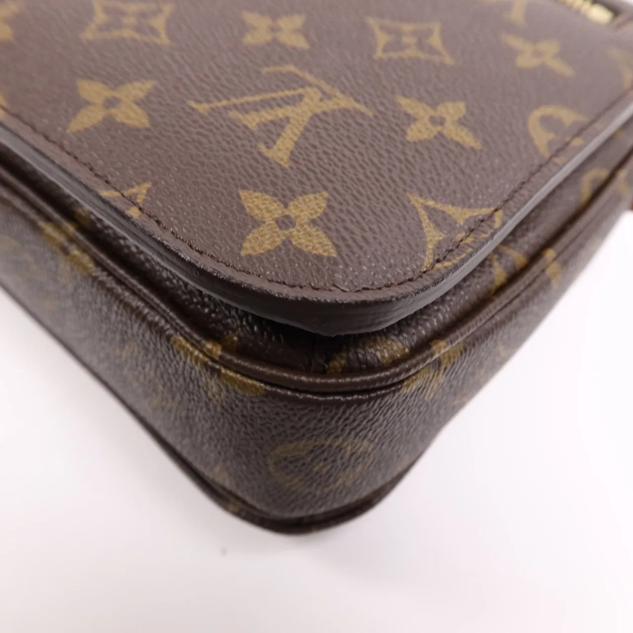 LOUIS VUITTON Pochette Metis M44875 兩用包 塗層帆布 棕色 塗層帆布 中古品A - 縮圖 8