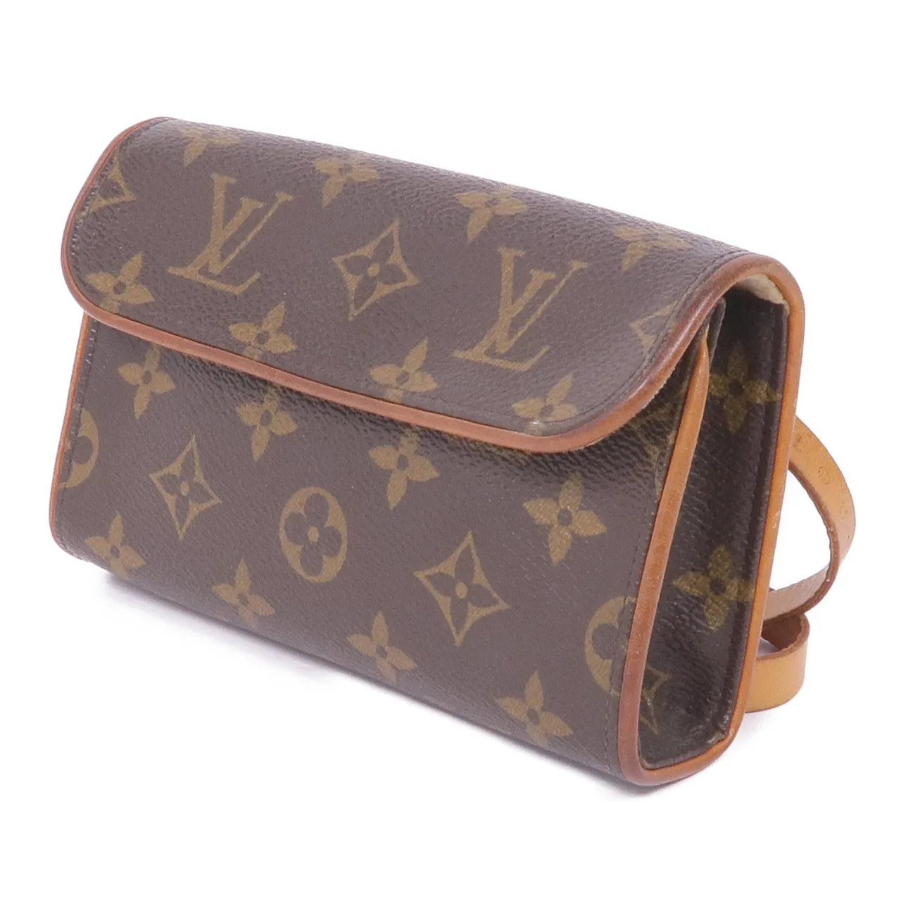 LOUIS VUITTON Pochette Florentine M51855 腰包 塗層帆布 棕色 / Brown 塗層帆布 中古品B - 縮圖 3