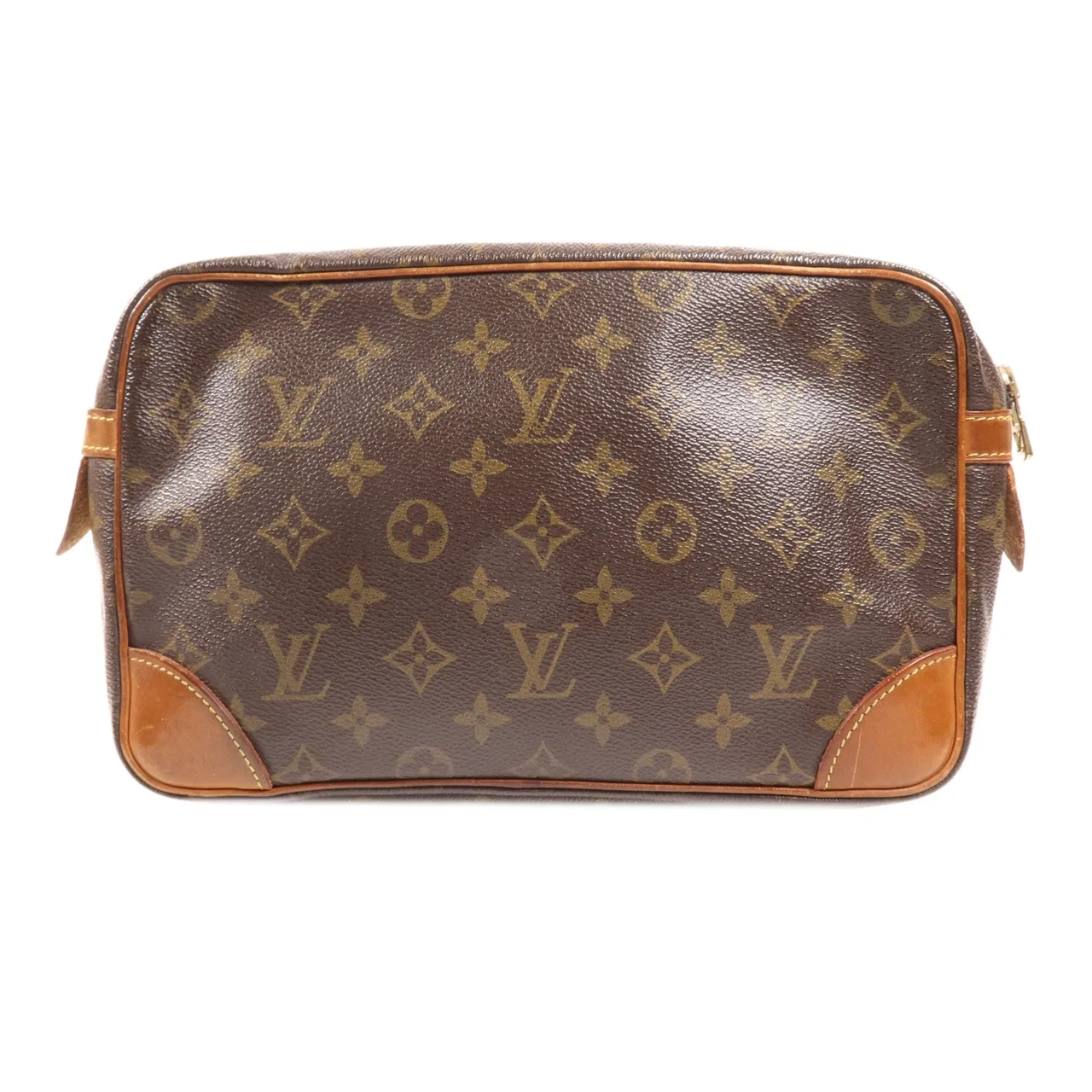 LOUIS VUITTON M51847 手拿包 塗層帆布 棕色 / Brown 塗層帆布 中古品C - 縮圖 2