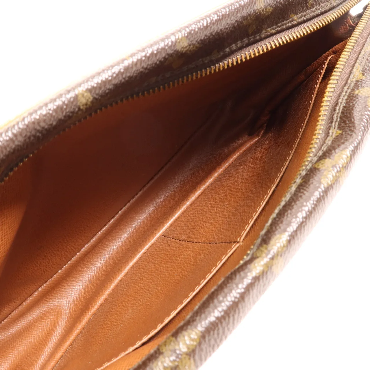 LOUIS VUITTON M51847 手拿包 塗層帆布 棕色 / Brown 塗層帆布 中古品C - 縮圖 5