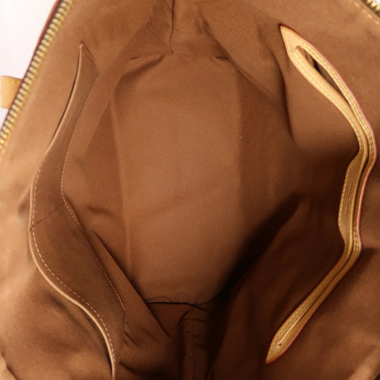 LOUIS VUITTON Palermo M40146 兩用包 塗層帆布 棕色 塗層帆布 中古品B - 縮圖 5