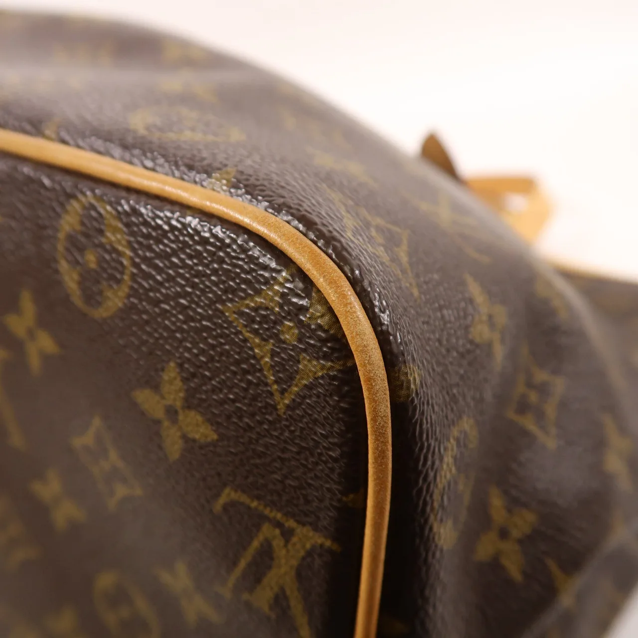 LOUIS VUITTON Palermo M40146 兩用包 塗層帆布 棕色 塗層帆布 中古品B - 縮圖 12