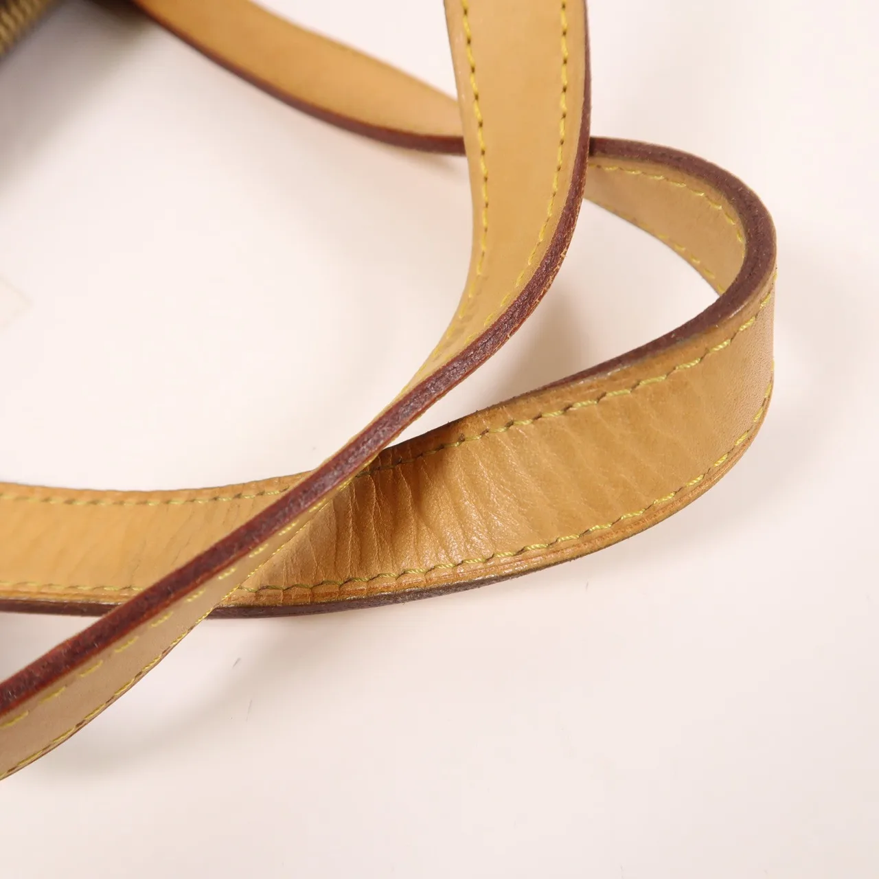 LOUIS VUITTON Palermo M40146 兩用包 塗層帆布 棕色 塗層帆布 中古品B - 縮圖 14