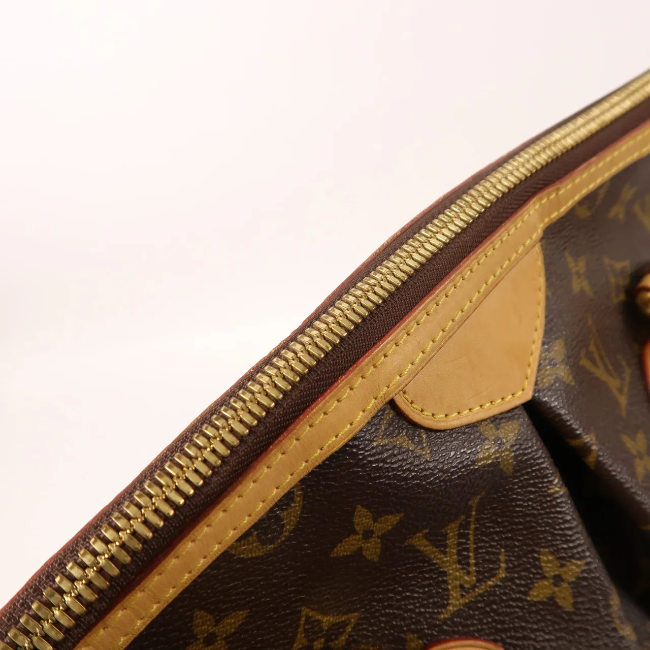 LOUIS VUITTON Palermo M40146 兩用包 塗層帆布 棕色 塗層帆布 中古品B - 縮圖 16
