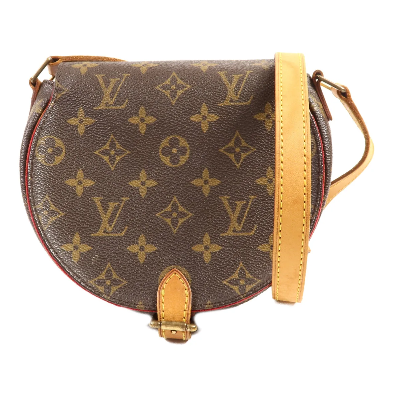 LOUIS VUITTON Tambourin M51179 肩背包 塗層帆布 棕色