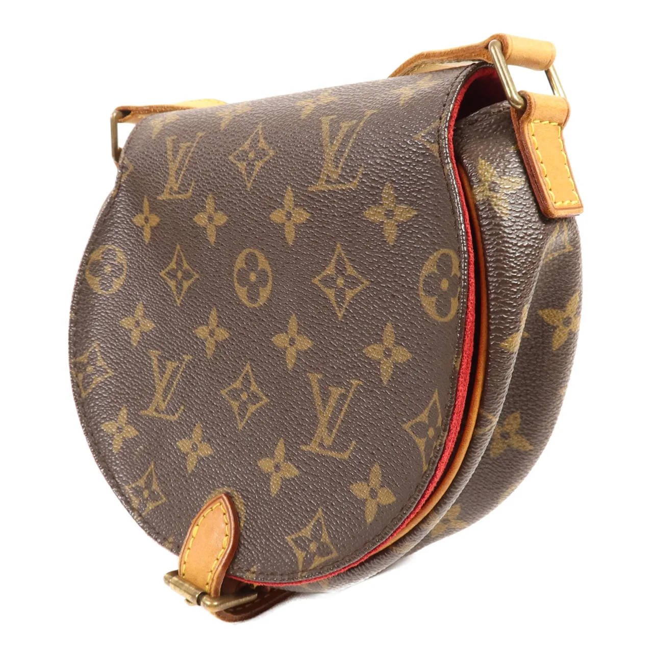 LOUIS VUITTON Tambourin M51179 肩背包 塗層帆布 棕色 塗層帆布 中古品B - 縮圖 3