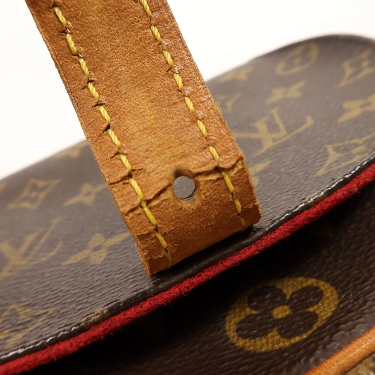 LOUIS VUITTON Tambourin M51179 肩背包 塗層帆布 棕色 塗層帆布 中古品B - 縮圖 15