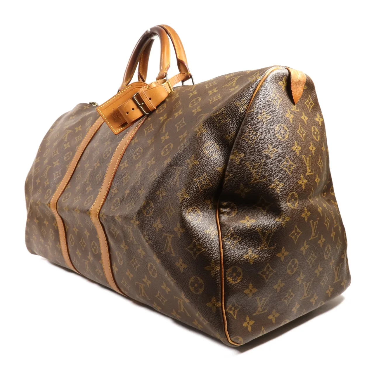 LOUIS VUITTON Keepall M41412 手提包 塗層帆布 棕色 塗層帆布 中古品C - 縮圖 3