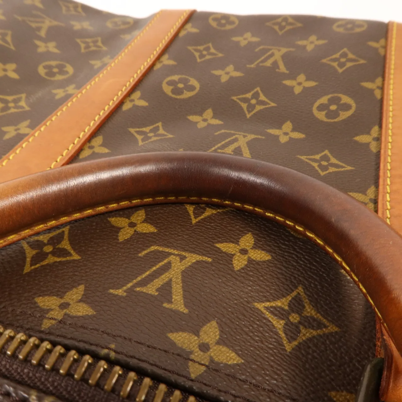 LOUIS VUITTON Keepall M41412 手提包 塗層帆布 棕色 塗層帆布 中古品C - 縮圖 23