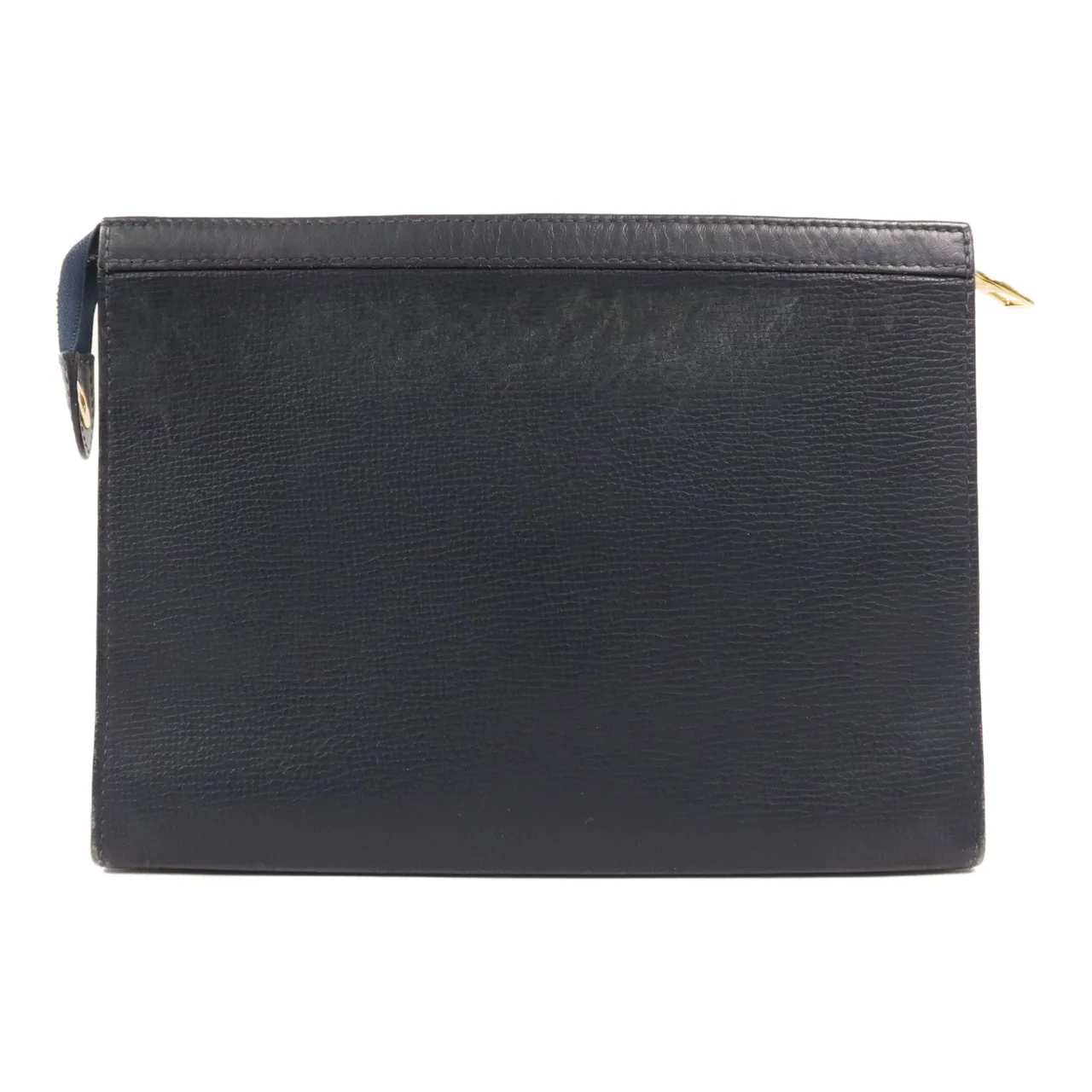 LOUIS VUITTON Pochette Voyage M45961 Clutch Leather 藍色 / Blue Leather Rank B - Thumbnail 2