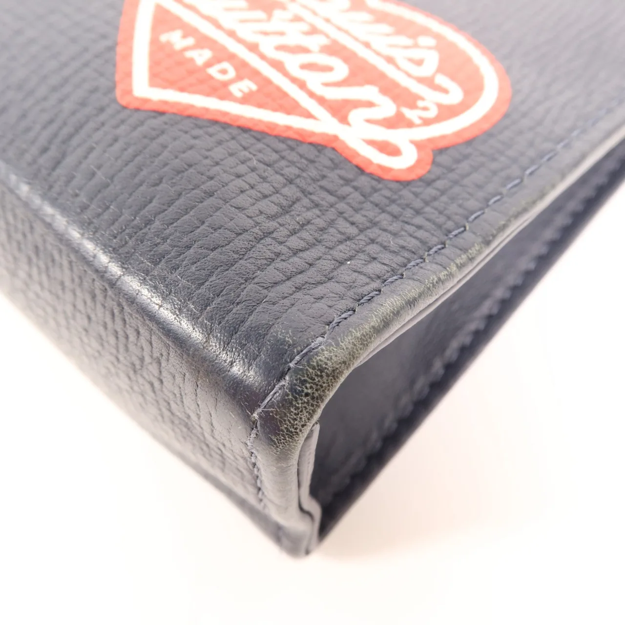 LOUIS VUITTON Pochette Voyage M45961 Clutch Leather 藍色 / Blue Leather Rank B - Thumbnail 7