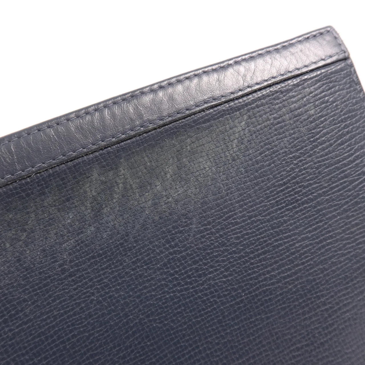 LOUIS VUITTON Pochette Voyage M45961 Clutch Leather 藍色 / Blue Leather Rank B - Thumbnail 11