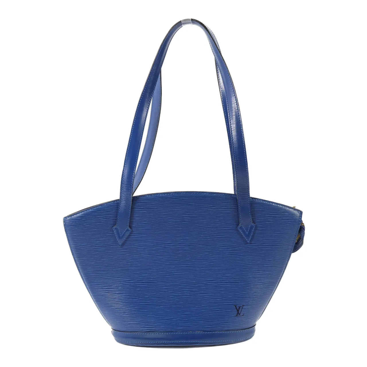 LOUIS VUITTON Saint Jacques M52275 Shoulder Bag Calfskin 藍色