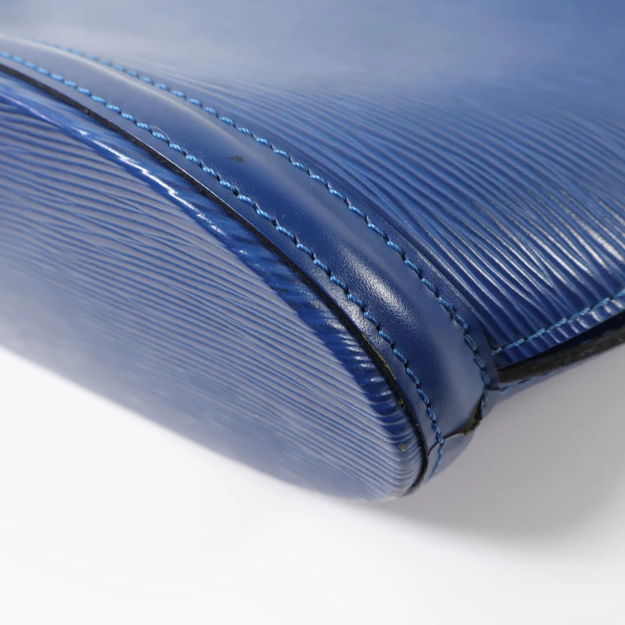 LOUIS VUITTON Saint Jacques M52275 Shoulder Bag Calfskin 藍色 Calfskin Rank C - Thumbnail 9