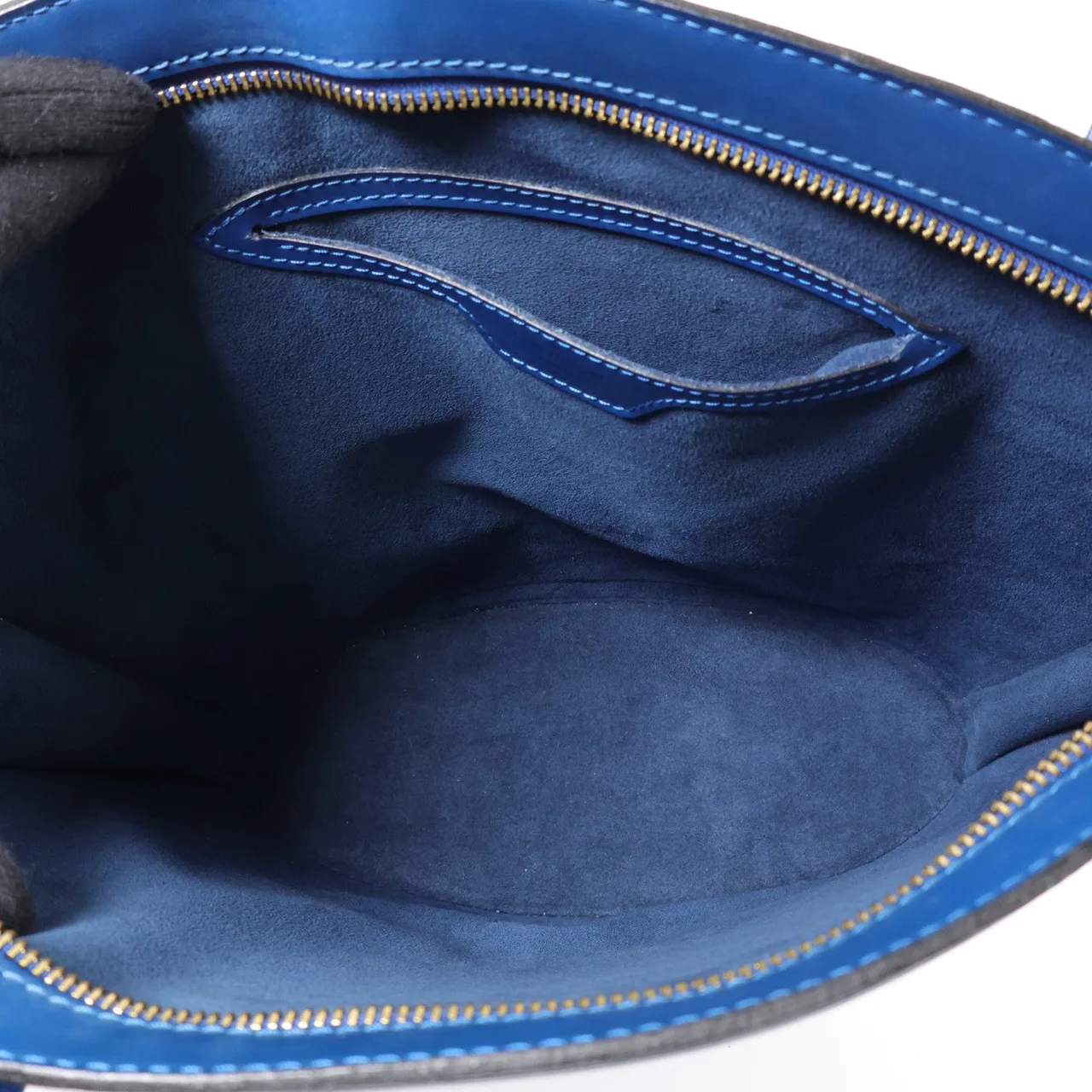 LOUIS VUITTON Saint Jacques M52275 Shoulder Bag Calfskin 藍色 Calfskin Rank C - Thumbnail 11