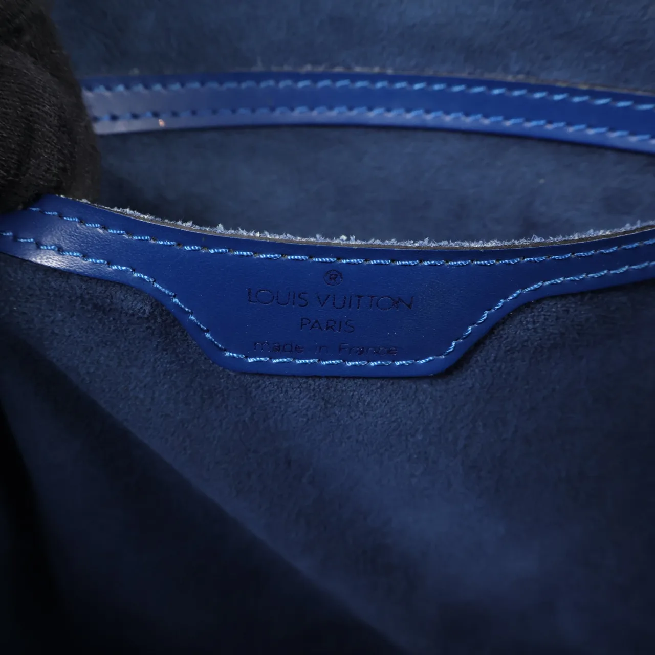 LOUIS VUITTON Saint Jacques M52275 Shoulder Bag Calfskin 藍色 Calfskin Rank C - Thumbnail 12