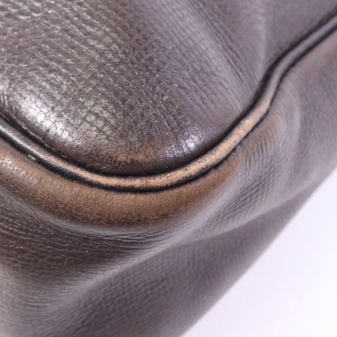 LOUIS VUITTON M92990 肩背包 牛皮 棕色 / Brown 牛皮 中古品C - 縮圖 11