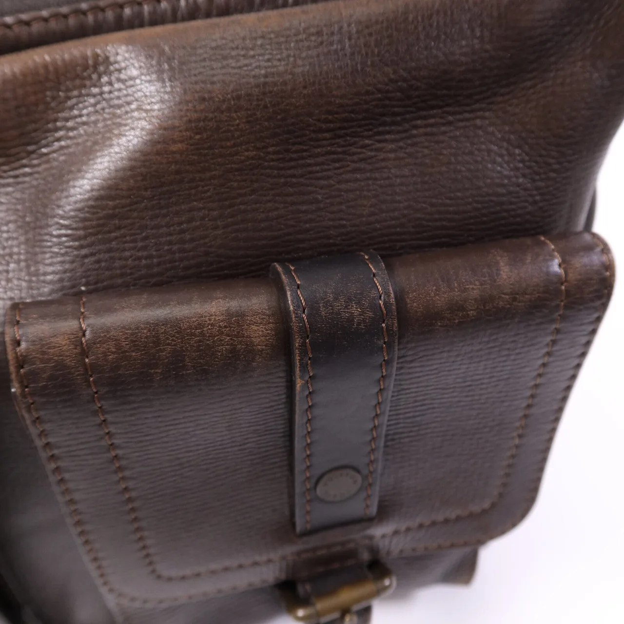 LOUIS VUITTON M92990 肩背包 牛皮 棕色 / Brown 牛皮 中古品C - 縮圖 13