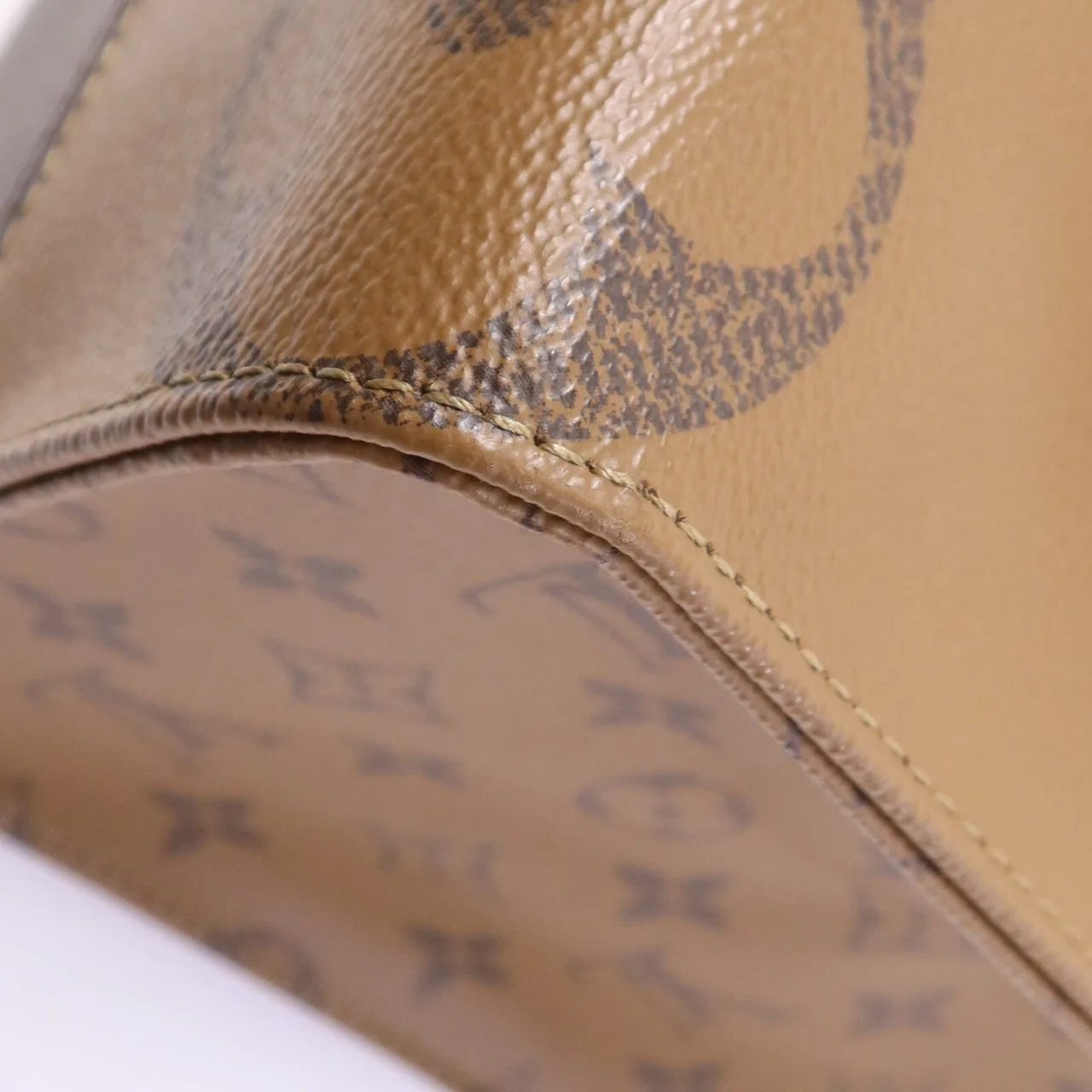 LOUIS VUITTON OnTheGo M45321 兩用包 塗層帆布 棕色 塗層帆布 中古品A - 縮圖 11