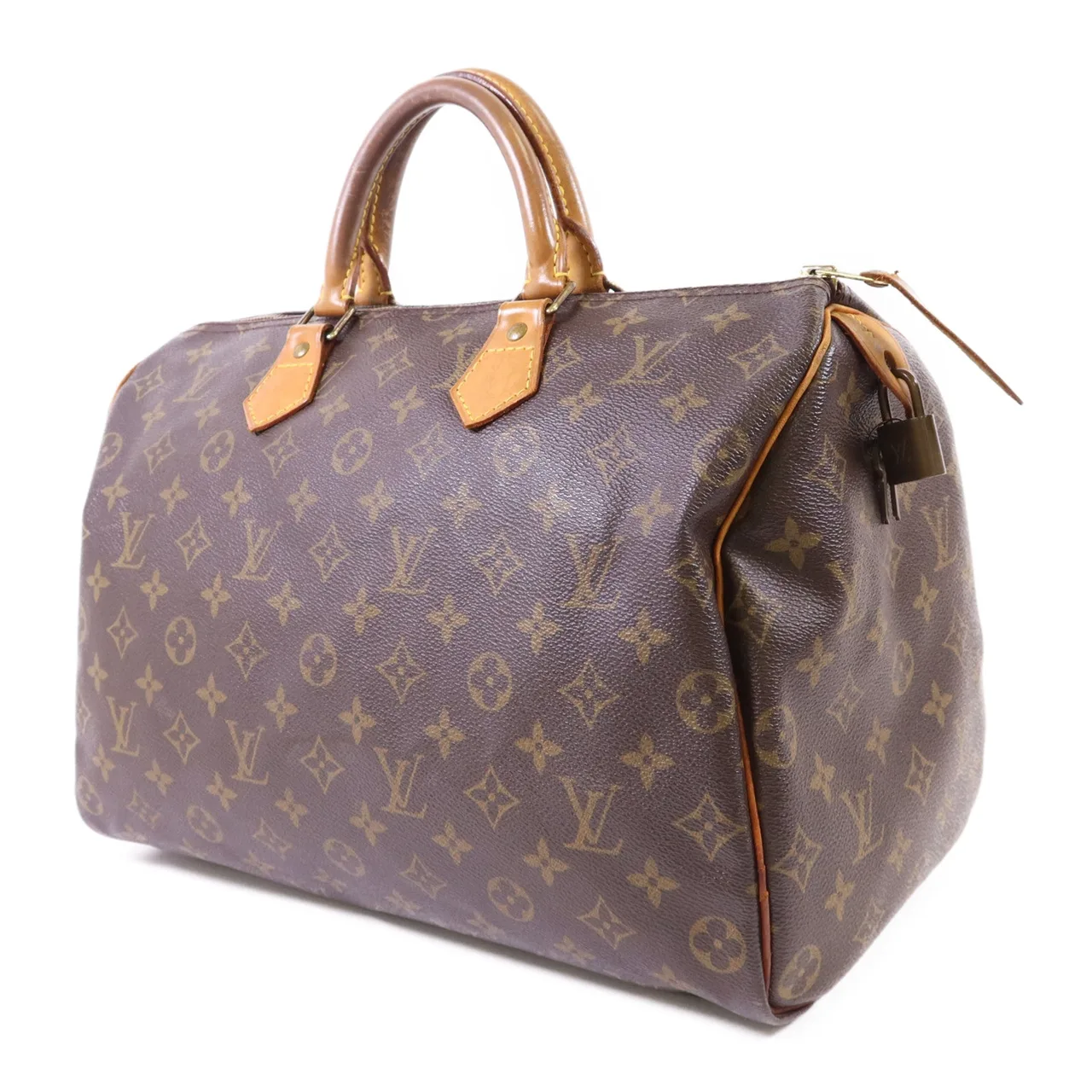 LOUIS VUITTON Speedy M41107 Handbag Coated Canvas 棕色 Coated Canvas Rank B - Thumbnail 3