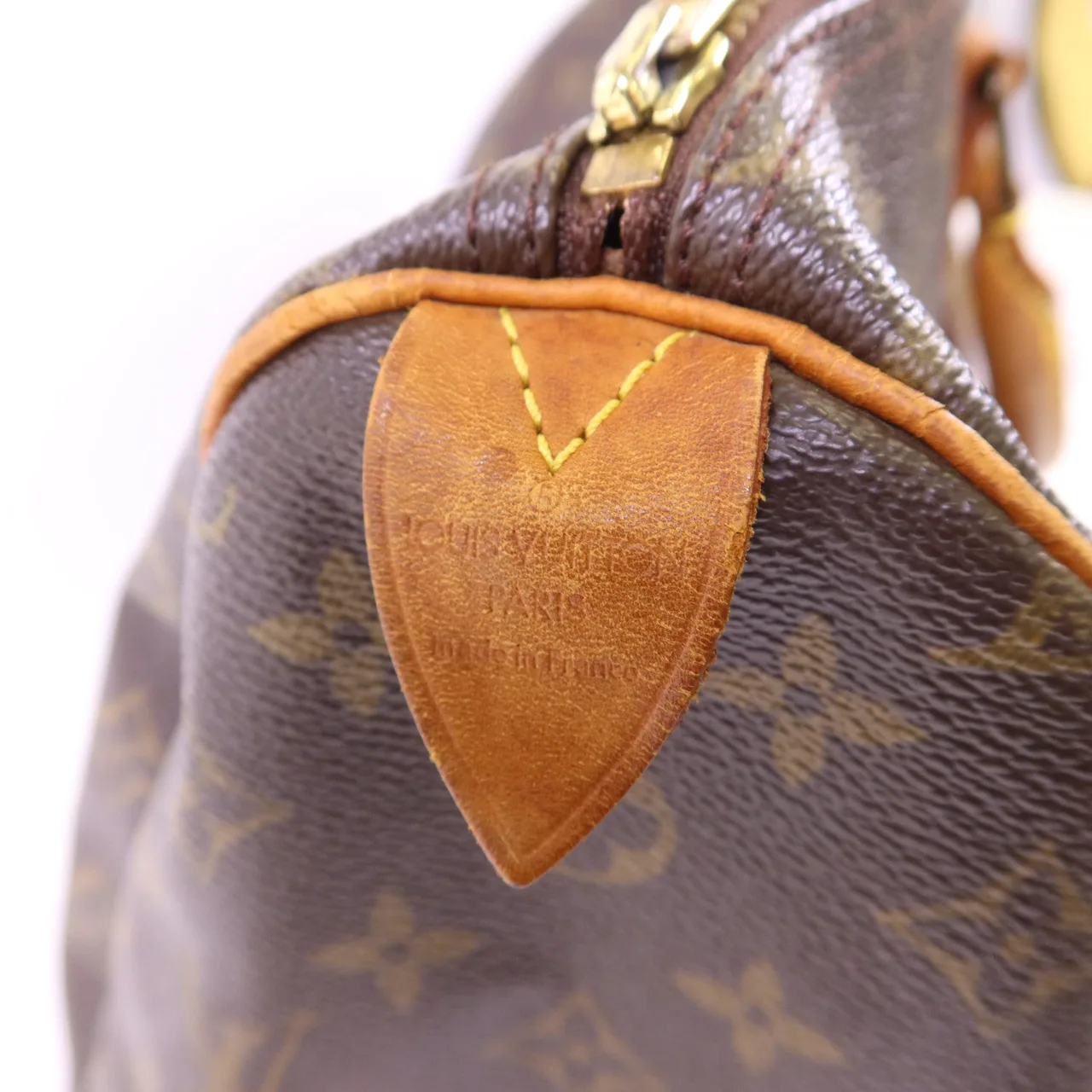 LOUIS VUITTON Speedy M41107 Handbag Coated Canvas 棕色 Coated Canvas Rank B - Thumbnail 7
