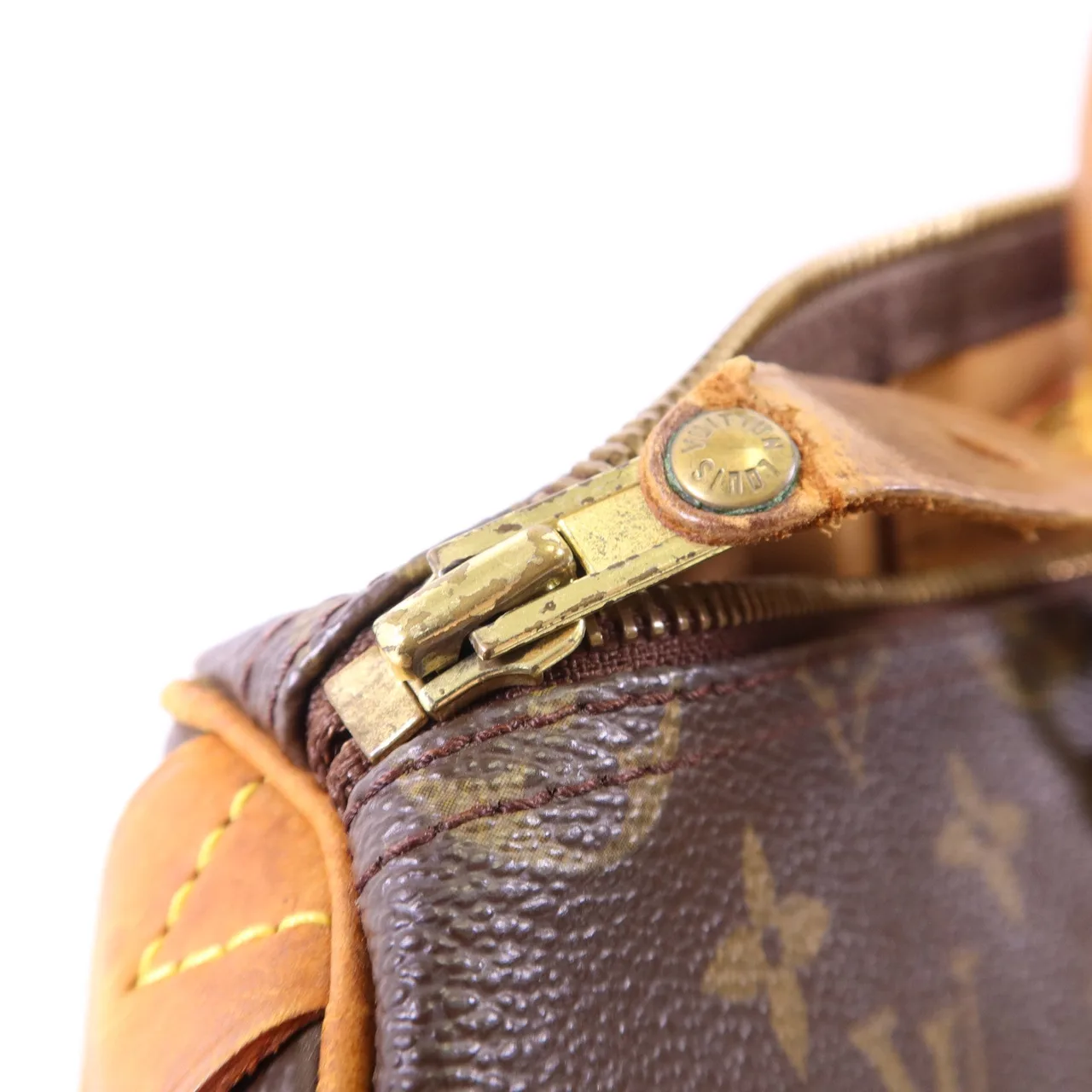 LOUIS VUITTON Speedy M41107 Handbag Coated Canvas 棕色 Coated Canvas Rank B - Thumbnail 11