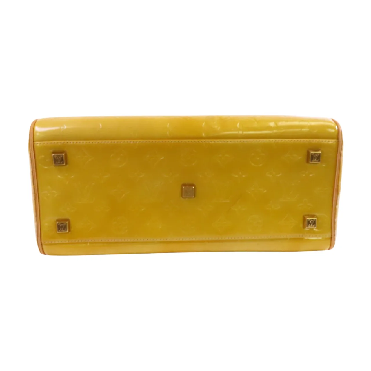 LOUIS VUITTON M91149 手提包 皮革 黃色 / Yellow 皮革 中古品C - 縮圖 4